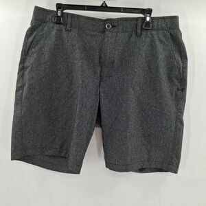 Under Armour Mens Charcoal Gray‎ Loose Fit Shorts Size 38